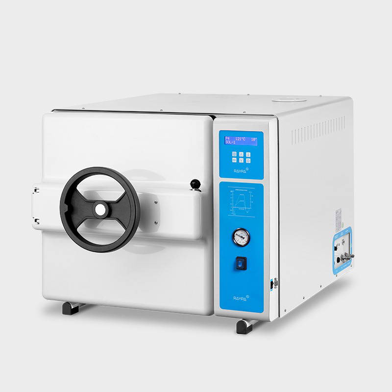 RAYPA AHS-DRY front-loading benchtop autoclave