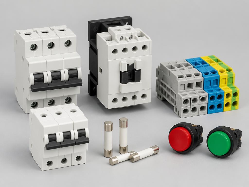 Switchgear and Protection supplied by Nexana Scientific — controls, sensors & electrical parts range