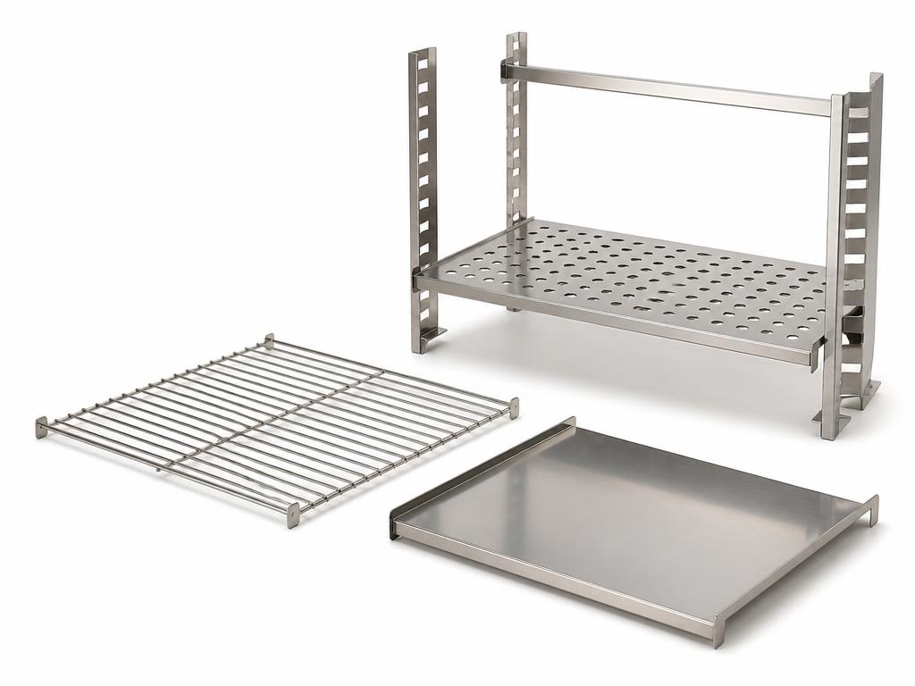 Chamber Racks and Shelves supplied by Nexana Scientific — instrument wear & mechanical parts range