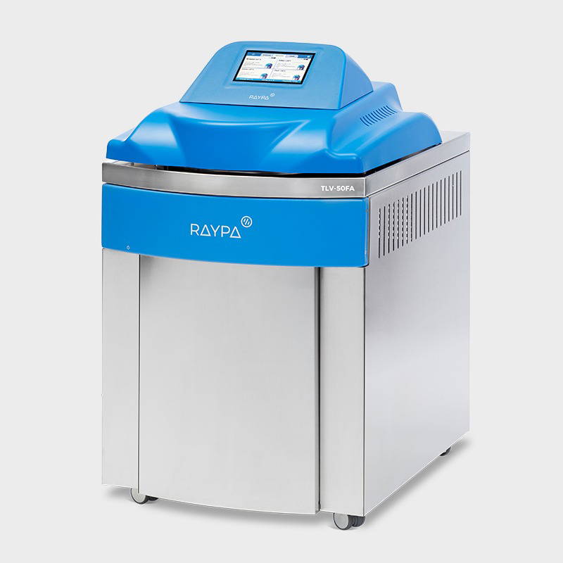 RAYPA TLV-FA vertical autoclave with fast cooling